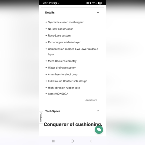 Hoka One Conquest Womans Running Shoes In Mulberry 7 - Picture 7 of 7